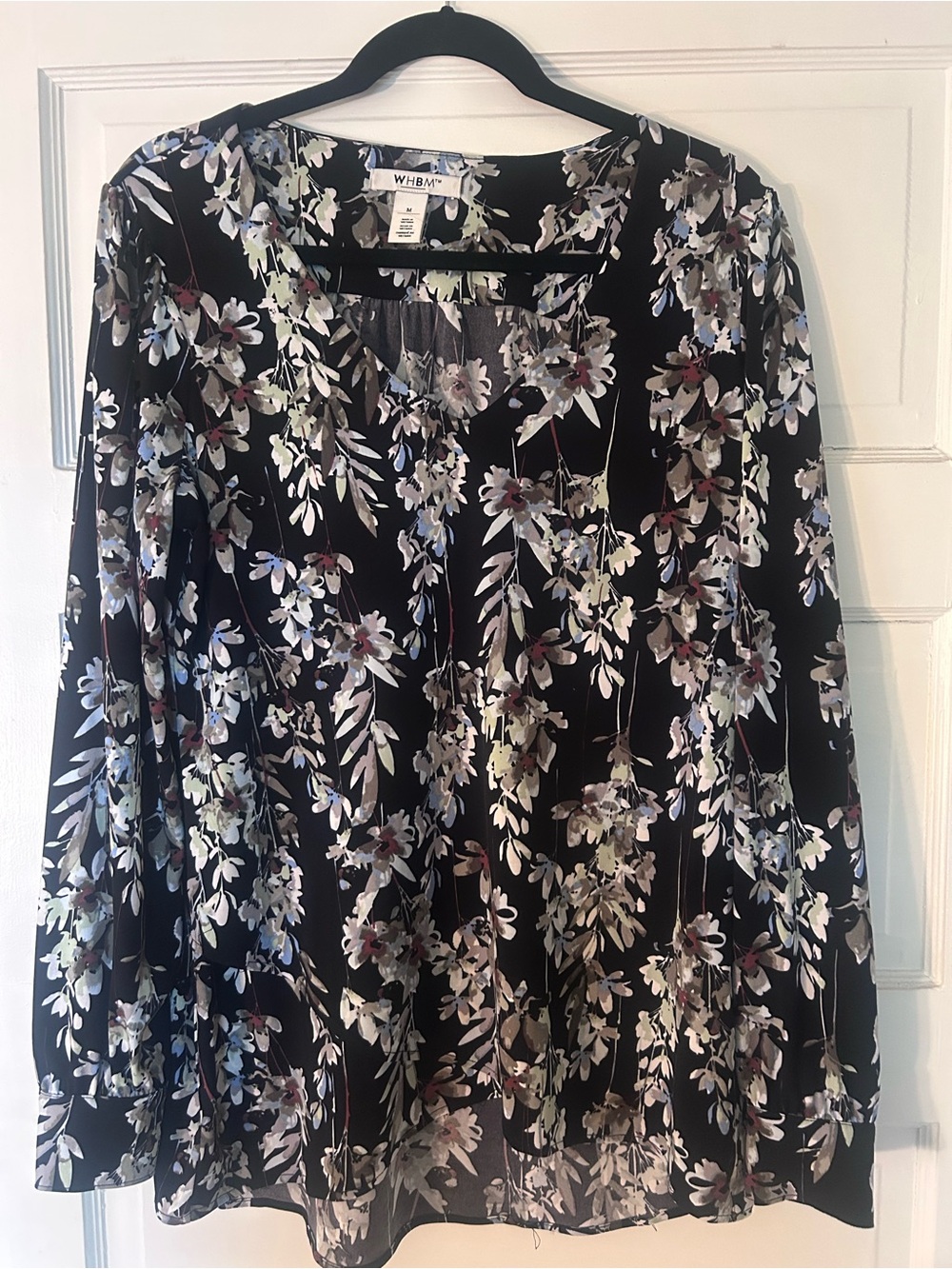 White House Black Market Outlet Tulip Hem Tunic Top